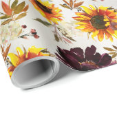 Golden Sunflox Rodelbahn mit Aussicht Geschenkpapier (Rolleneckpunkt)