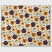 Golden Sunflox Rodelbahn mit Aussicht Geschenkpapier (Flach)