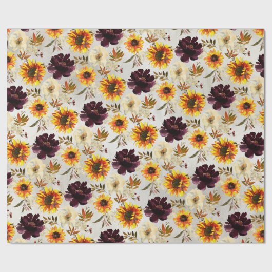 Golden Sunflox Rodelbahn mit Aussicht Geschenkpapier (Flach)