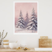 Golden Sunrise Baum Poster (Küche)