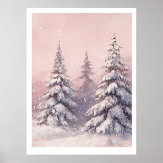 Golden Sunrise Baum Poster