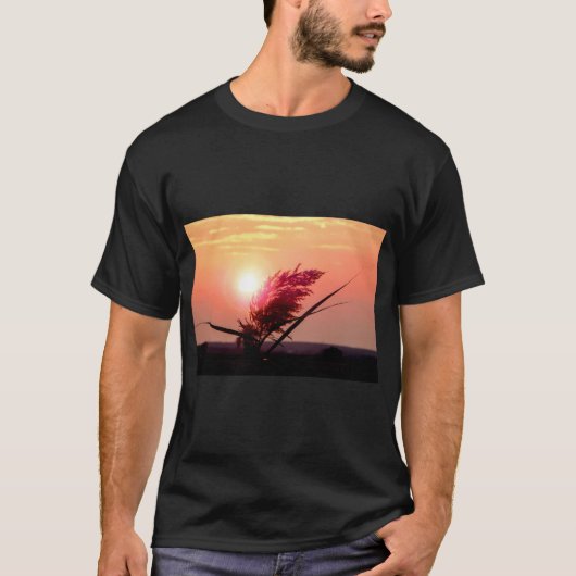 Golden Sunrise Horizon T-Shirt – New Day Energy (Vorderseite)