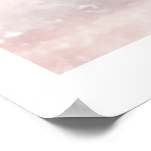 Golden Sunrise Tree Poster (Ecke)