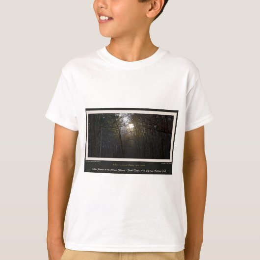 Golden Sunrise Winter Forest Centennial Ed T-Shirt (Vorderseite)