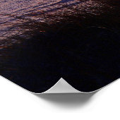 Golden Sunset Beach Quote Dream, nur heute haben, Poster (Ecke)