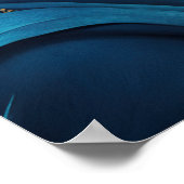 Golden Sunset Beauty Poster (Ecke)