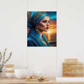 Golden Sunset Beauty Poster (Küche)
