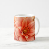 Golden Sunset Floral Watercolor Art Kaffeetasse (VorderseiteRechts)
