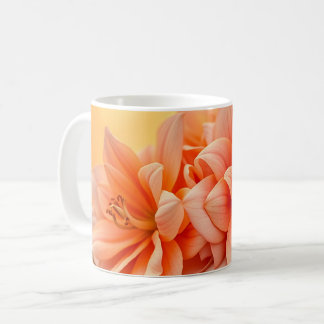 Golden Sunset Floral Watercolor Art Kaffeetasse