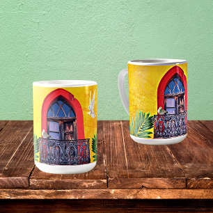 Golden Sunset Lila San Miguel de Allende Door Kaffeetasse