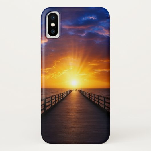 Golden Sunset Pier Mobile Case (Rückseite)