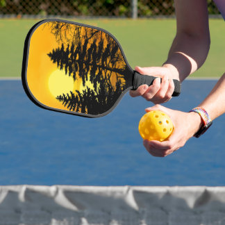 Golden Sunset Pine Tremola Pickleball Schläger