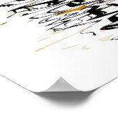 Golden sunset reflection a serene mural poster (Ecke)