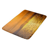 Golden Sunset Sail Badematte (Schrägansicht)