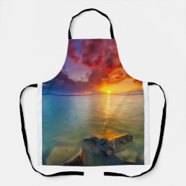 Golden Sunset Schürze