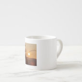 Golden Sunset Serenity – Nature Inspired Coffee Mu Espressotasse (Vorderseite Rechts)