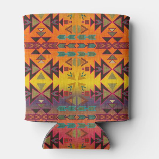 Golden Sunset Skies Southwestern Style Dosenkühler (Rückseite)