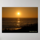 Golden Sunset V Poster (Vorne)