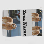 Golden Sunshine Golfhandtuch (Horizontal)