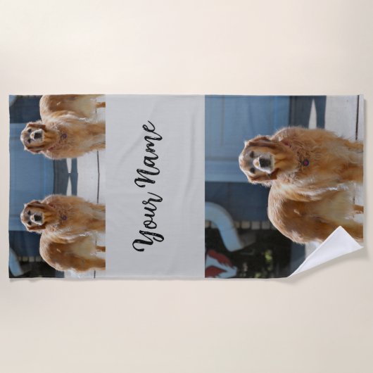 Golden Sunshine Strandtuch (Vorderseite)