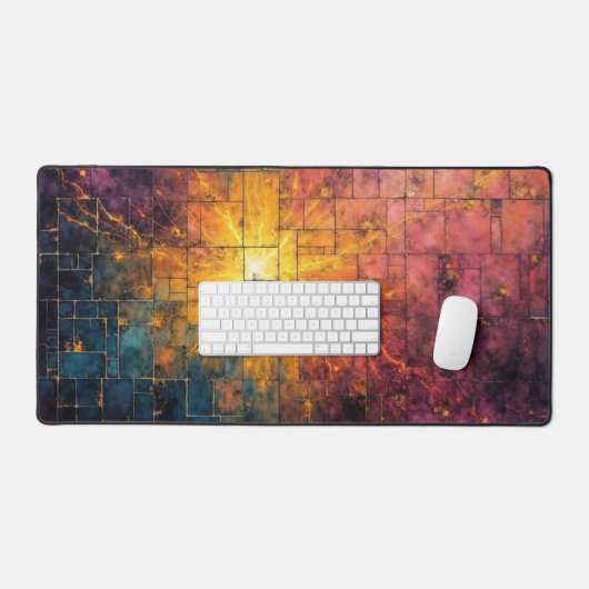 Golden SuperNova Schreibtischunterlage (Tastatur & Maus)