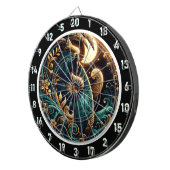 Golden Surfer Sonnenuntergang Gletscher Dartscheibe (Vorderseite rechts)