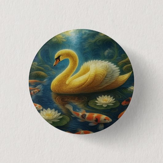 Golden Swan Button (Vorderseite)