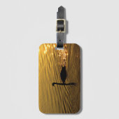 Golden Swan Gepäckanhänger (Vorderseite Vertikal)