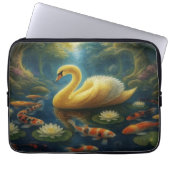 Golden Swan Laptop Sleeve (Vorderseite)