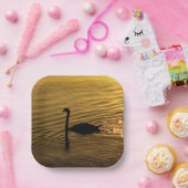 Golden Swan Pappteller (Party)