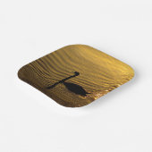 Golden Swan Pappteller (Gewinkelt)