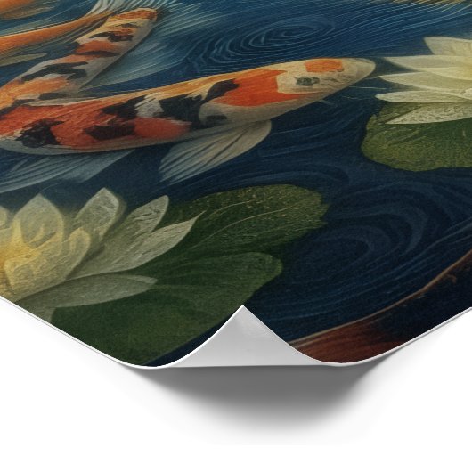 Golden Swan  Poster (Ecke)