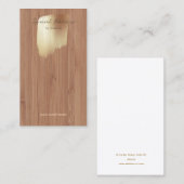 Golden Swash 3-Logo-Verleihung Visitenkarte (Vorne/Hinten)