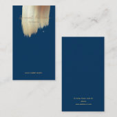 Golden Swash Logo Preußen Blue Earring Display Visitenkarte (Vorne/Hinten)