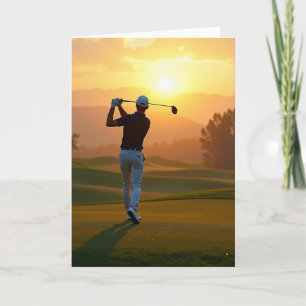 Golden Swing Vatertagskarte Karte
