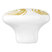 Golden Swirl Imitat Piazza della Riforma Ristorant Keramikknauf (Seitenansicht)