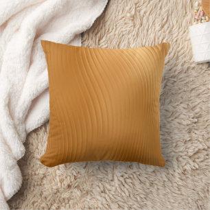 Golden Swirl Muster Kissen