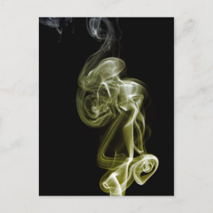 Golden Swirl Postkarte