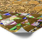 Golden Swirling Tree Im Fünfspänner über den Gotth Poster (Ecke)