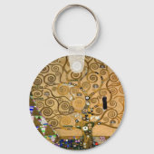 Golden Swirling Tree Im Fünfspänner über den Gotth Schlüsselanhänger (Vorderseite)