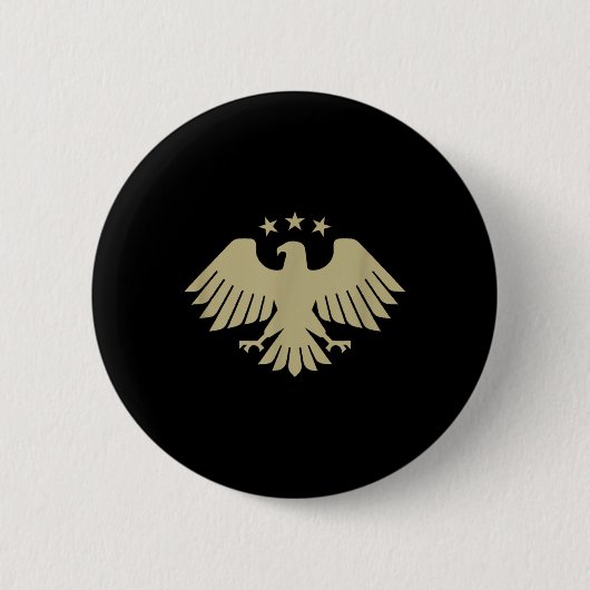 Golden Syrian Eagle - Nationales Emblem Button (Vorderseite)