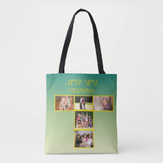 Golden T-Collage Tribute Design Tasche