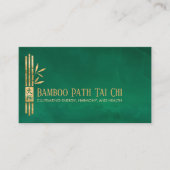 Golden Tai Chi und Qigong - Bamboo Visitenkarte (Vorderseite)