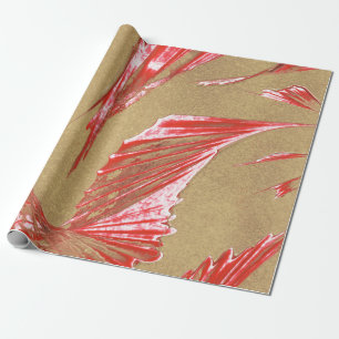 Golden Tan to Pink Wing Design Geschenkpapier