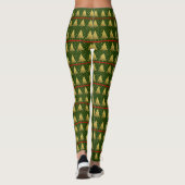 Golden Tannenbaum Leggings (Rückseite)
