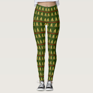 Golden Tannenbaum Leggings