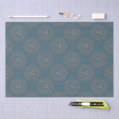 Golden Tapestry Rokoko Classic Polka Dot Mandala Seidenpapier (Handwerk)