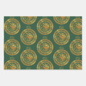 Golden Targaryen Wappen Geschenkpapier Set (Vorderseite 3)