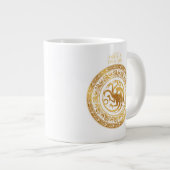 Golden Targaryen Wappen Jumbo-Tasse (Vorderseite Rechts)