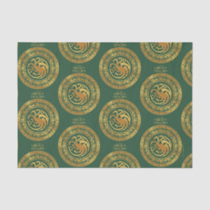 Golden Targaryen Wappen Seidenpapier